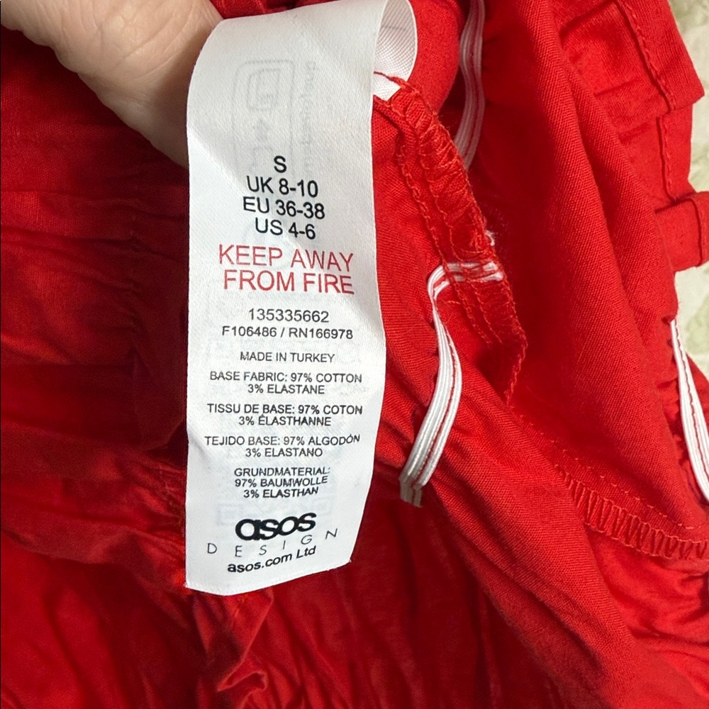 ASOS Red Mini Dress - Picture 4 of 6